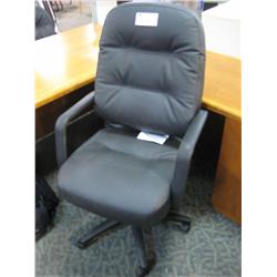 Black Leather High Back Executive Chair