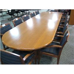 Cherry 14' Boardroom Table