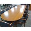 Image 1 : Cherry 14' Boardroom Table