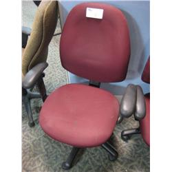 Burgandy Mulit Lever Ergonomic Task Chair