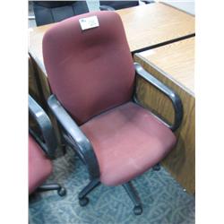 Burgandy Office Chair