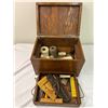 Image 2 : Vintage Wooden Box with Tools