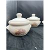 Image 2 : Lidded Stoneware Bowls