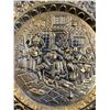 Image 2 : Vintage Embossed Brass Wall Plate