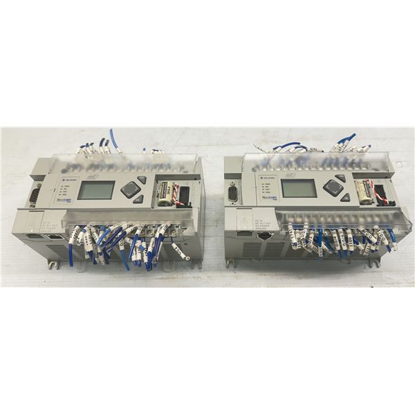 (2) Allen Bradley #1766-L32BXBA Micro Logix 1400 Controllers