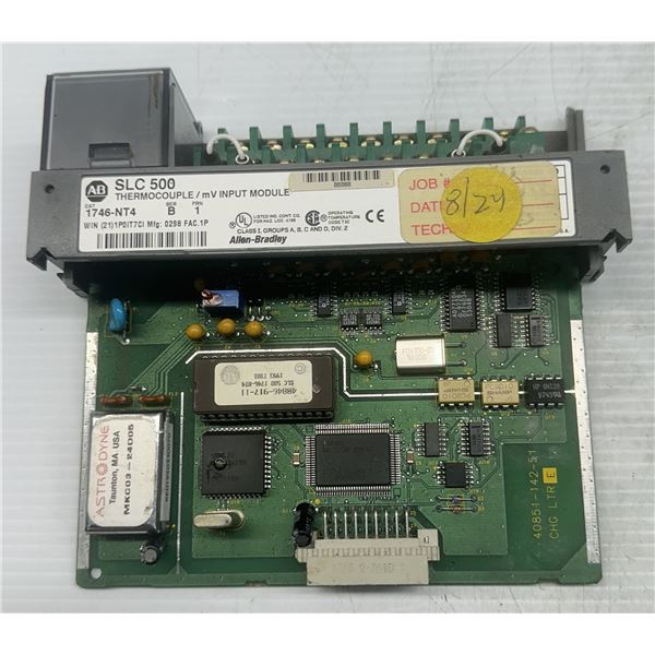 Allen Bradley #1746-NT4 Thermocouple / mV Input Module
