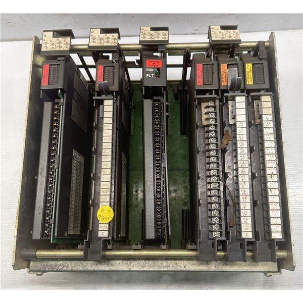 Allen Bradley 5 Volt Backplane Rack w/Modules