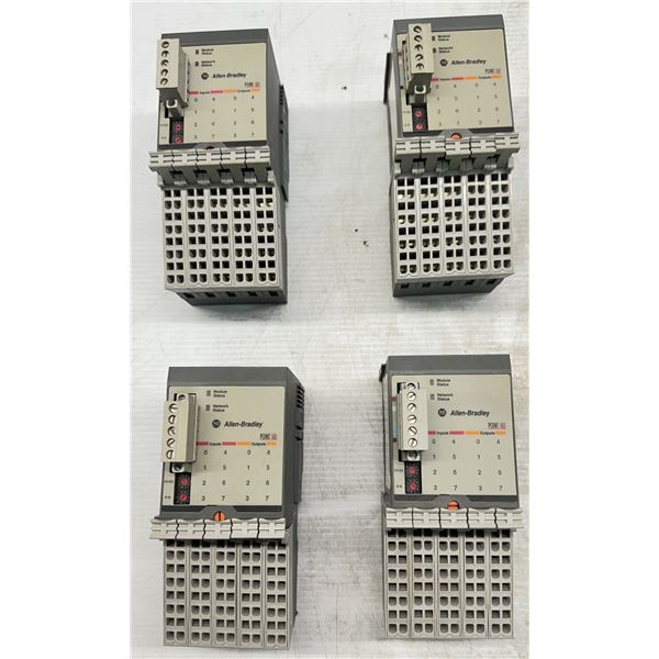 (4) Allen Bradley #1734D-IA8X0W8S Device Nets