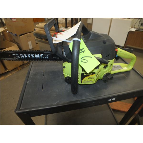 Poulan 34cc Gas Powered Chainsaw