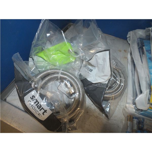 Three 6ft Stainless Steel Fill Hose's