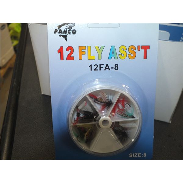 10 Packs Of 12 Assorted Fly Fishing Flies