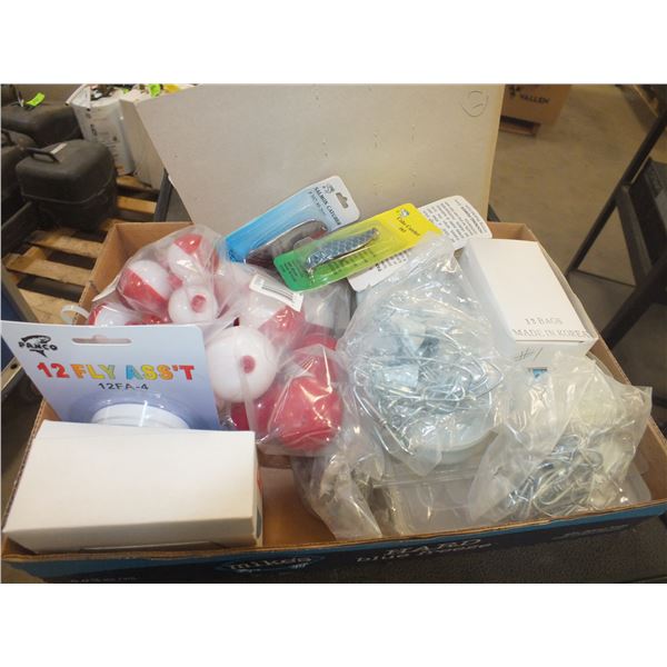 1 Box Of Assorted Fishing Gear