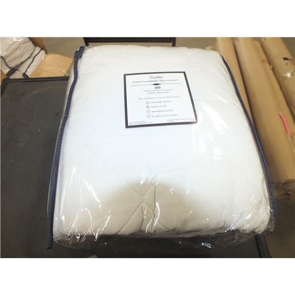 Double Mattress Feather Bed Protector