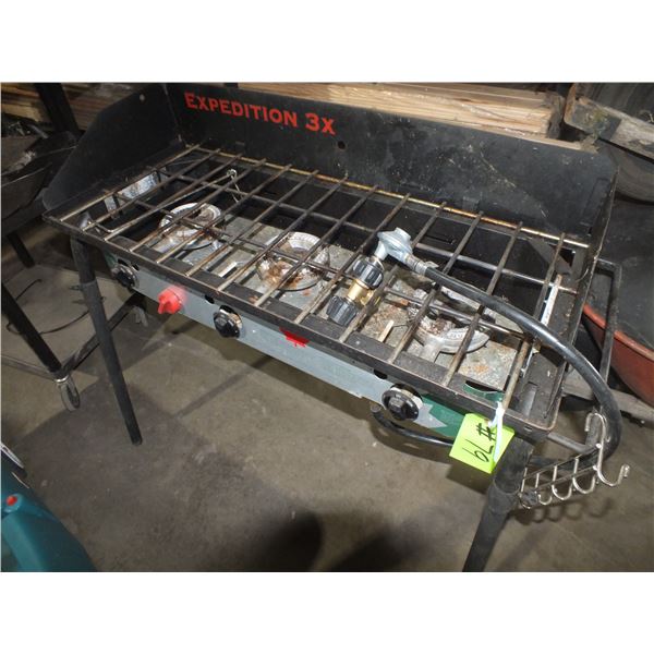 3 Burner Propane Camp Stove