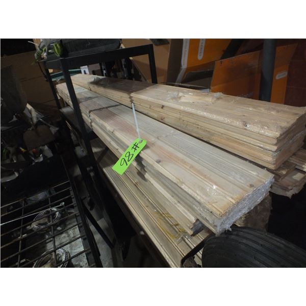 11 Bundles Of Knotty Pine Baseboards