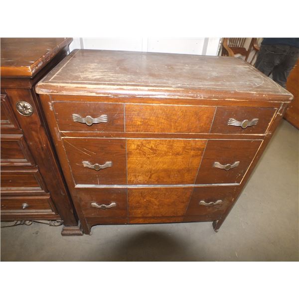 Wooden Dresser On Wheels