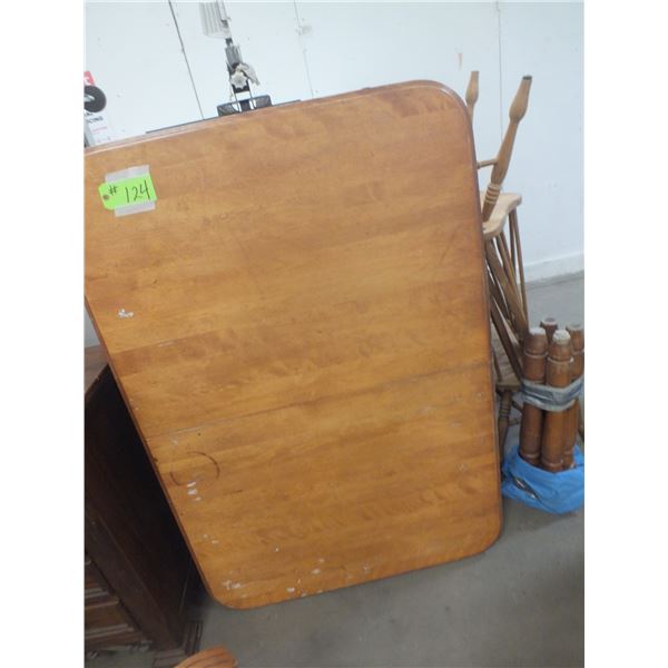 Wooden Table & 6 Chairs