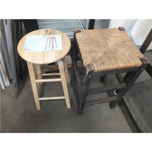 7 Wooden Stools