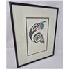 Image 2 : Framed Indigenous Art Print – Raven Stealing Sun by Denny D.