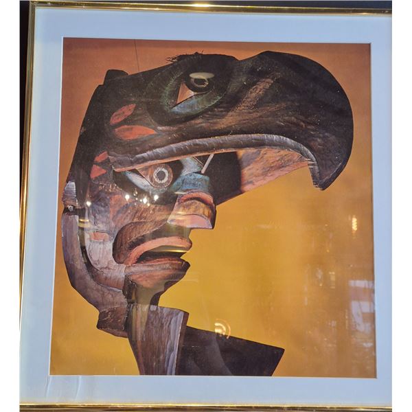 Framed Print – Indigenous Thunderbird Mask (Museum of Anthropology)