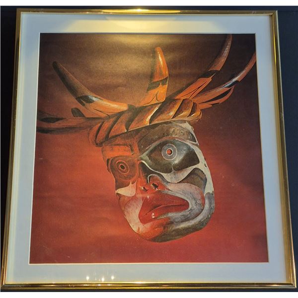 Framed Print – Northwest Coast Ceremonial Mask (Museum of Anthropology)