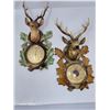 Image 7 : Pair of Vintage Stag Wall Plaques with Instruments