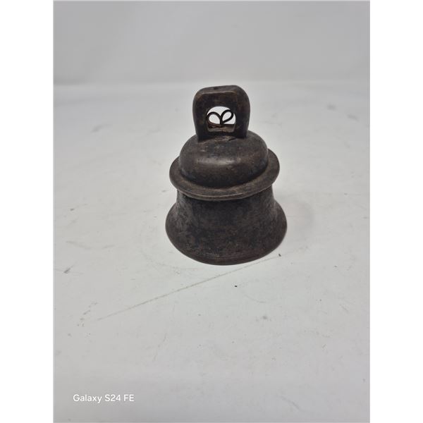 Vintage Cast Iron Bell with Patina