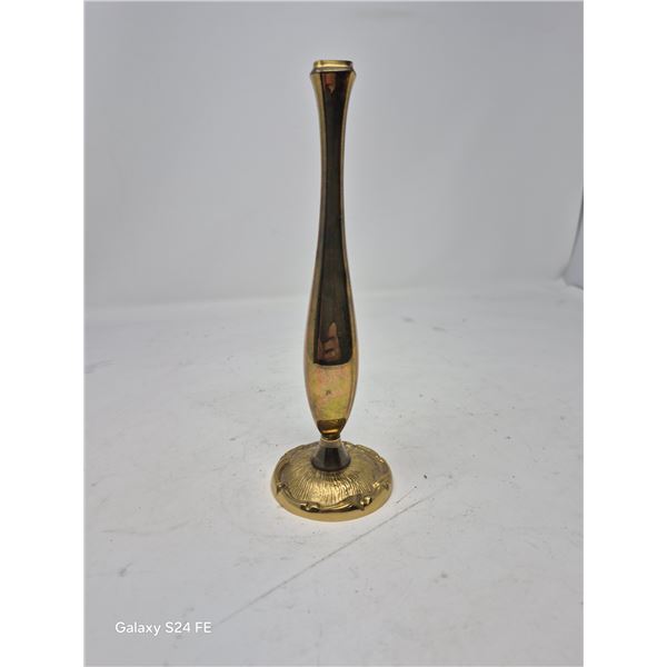 Vintage Brass Bud Vase