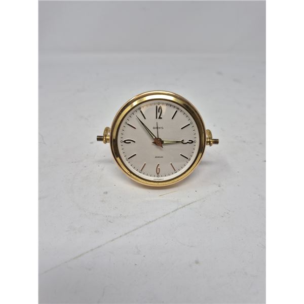 Birks 8-Day Brass Travel Clock - Made in Germany