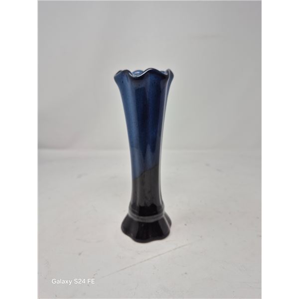 Blue Drip Glaze Bud Vase