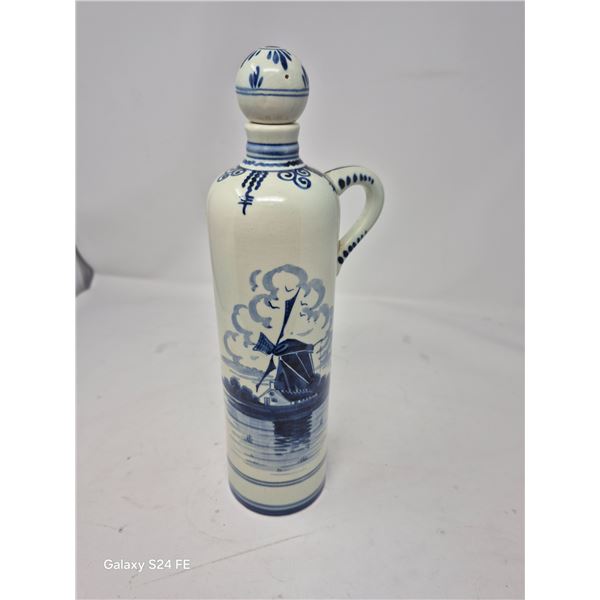 De Kuyper's Distilleries Delft Blue Liquor Bottle