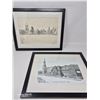 Image 2 : Set of 2 Framed Architectural Drawings – St. James Old School & Unidentified Building