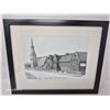 Image 3 : Set of 2 Framed Architectural Drawings – St. James Old School & Unidentified Building