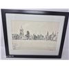 Image 4 : Set of 2 Framed Architectural Drawings – St. James Old School & Unidentified Building