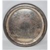 Image 1 : Vintage Silver-Plated Tray with Rope Edge