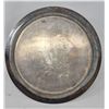 Image 2 : Vintage Silver-Plated Tray with Rope Edge