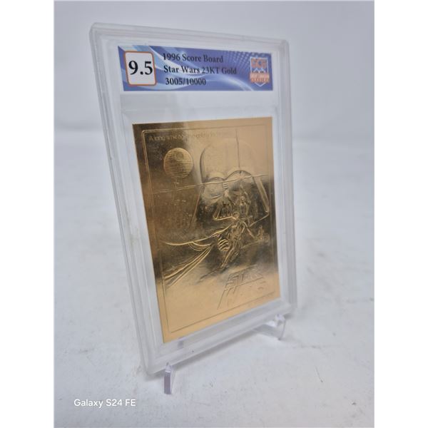 1996 Star Wars 23KT Gold Card