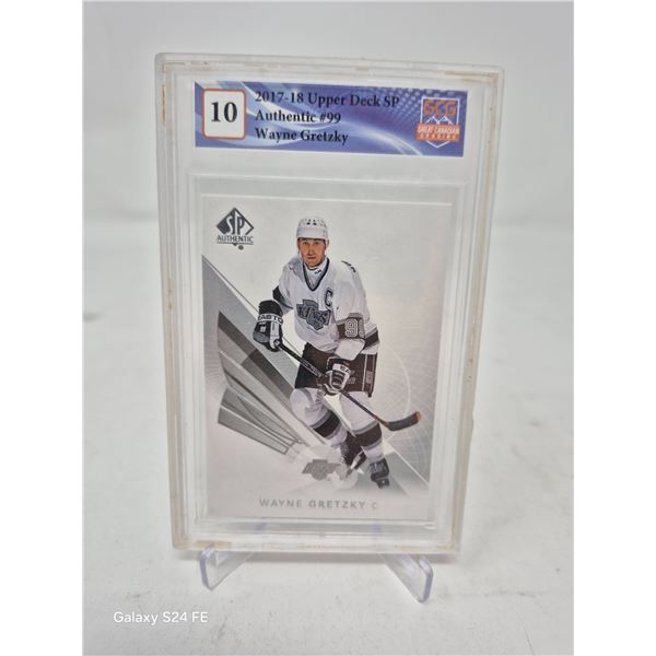 2017-18 Upper Deck SP Authentic Wayne Gretzky Card