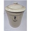 Image 1 : Medalta Pottery Stoneware Crock with Lid (#2)