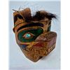 Image 3 : Hand-Carved Tribal Animal Mask w/ Hair & Strap