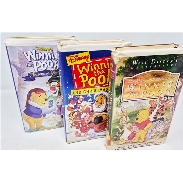 Winnie the Pooh VHS 3-Pack: Adventures & Holiday Specials