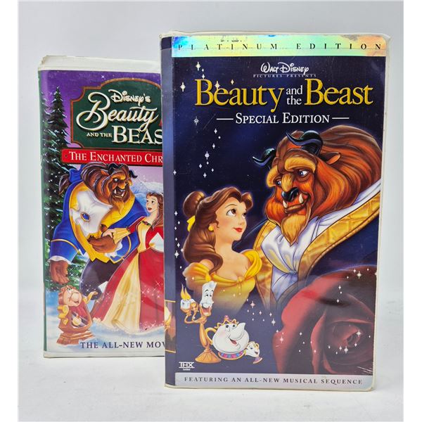 Beauty and the Beast VHS Duo: Special Edition & Enchanted Christmas