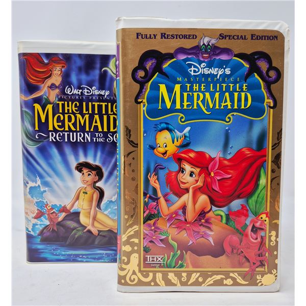 The Little Mermaid VHS Pair: Masterpiece Edition & Return to the Sea