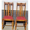 Image 2 : Set of 4 English Oak Dining Chairs – Ann-Teeks