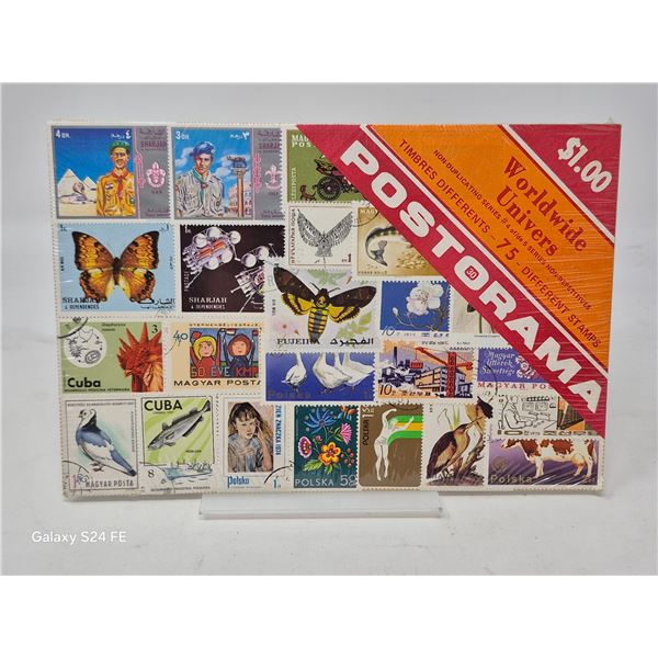 Postorama Stamp Pack (75 Different, Worldwide)