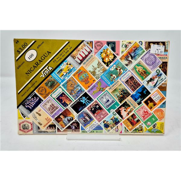 Nicaragua – 100 Different Postage Stamps (Vista Pack)