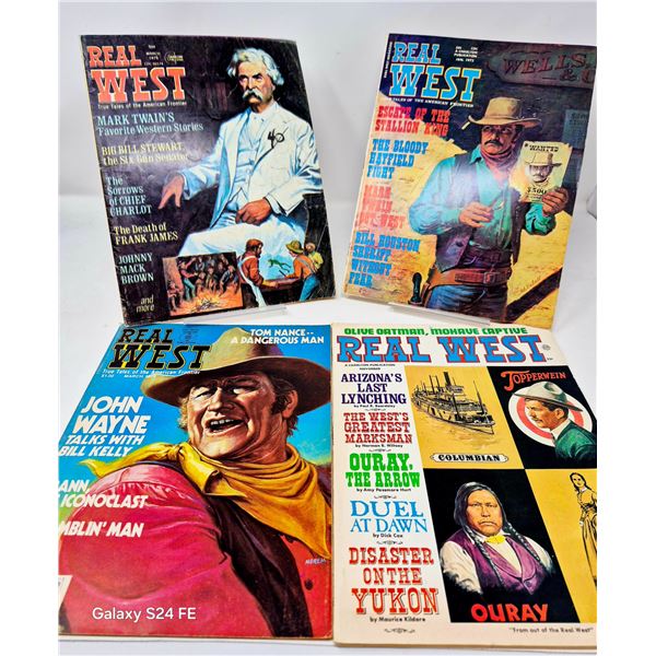 Real West Magazine Collection – Lot of 4