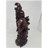 Image 4 : Hand-Carved Chinese Immortal Figure in Wood – Detailed and Elegant