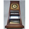 Image 1 : Bulova Wooden Wall Clock with Roman Numerals