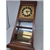 Image 2 : Bulova Wooden Wall Clock with Roman Numerals